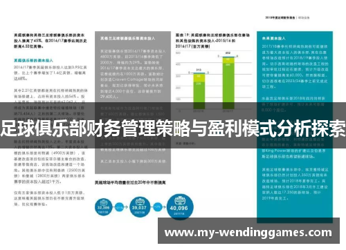 足球俱乐部财务管理策略与盈利模式分析探索