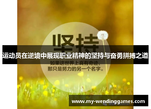 运动员在逆境中展现职业精神的坚持与奋勇拼搏之道 运动员在逆境中展现职业精神的坚持与奋勇拼搏之道