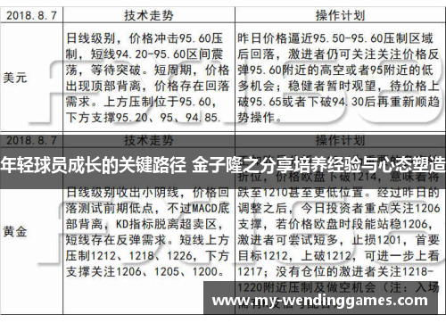 年轻球员成长的关键路径 金子隆之分享培养经验与心态塑造
