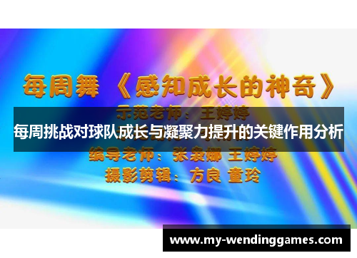 每周挑战对球队成长与凝聚力提升的关键作用分析